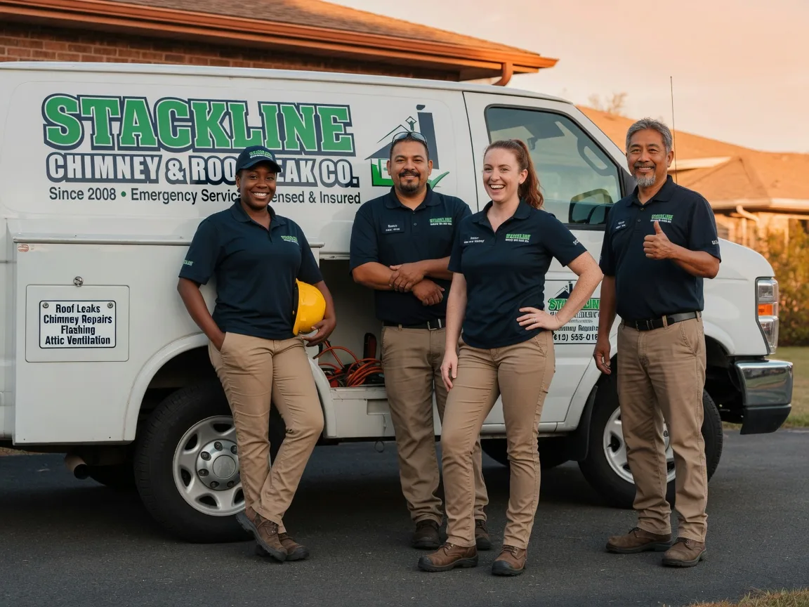 Chimney flashing repair company in Sumner, WA